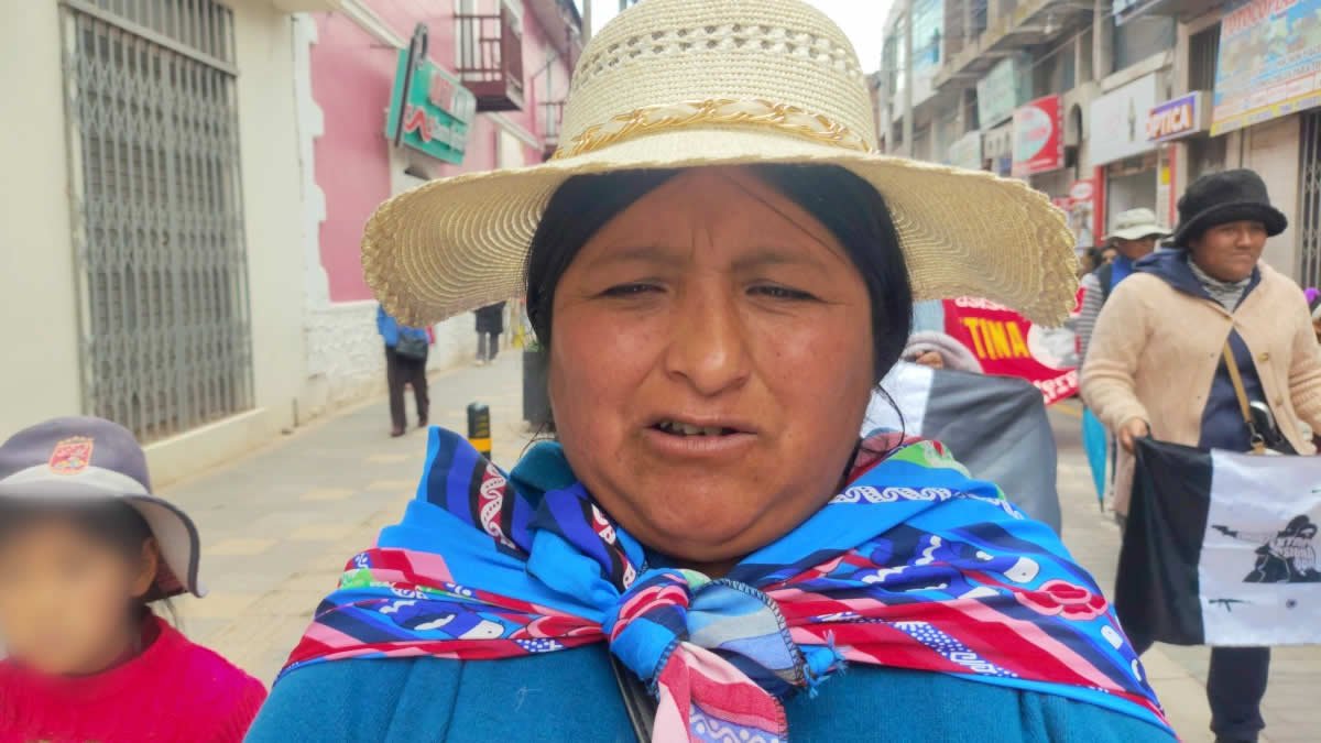 Madre de Eliot Cristian Arizaca Luque